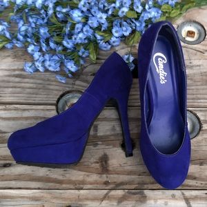 Candie’s Blue stilettos 👠 6.5 M